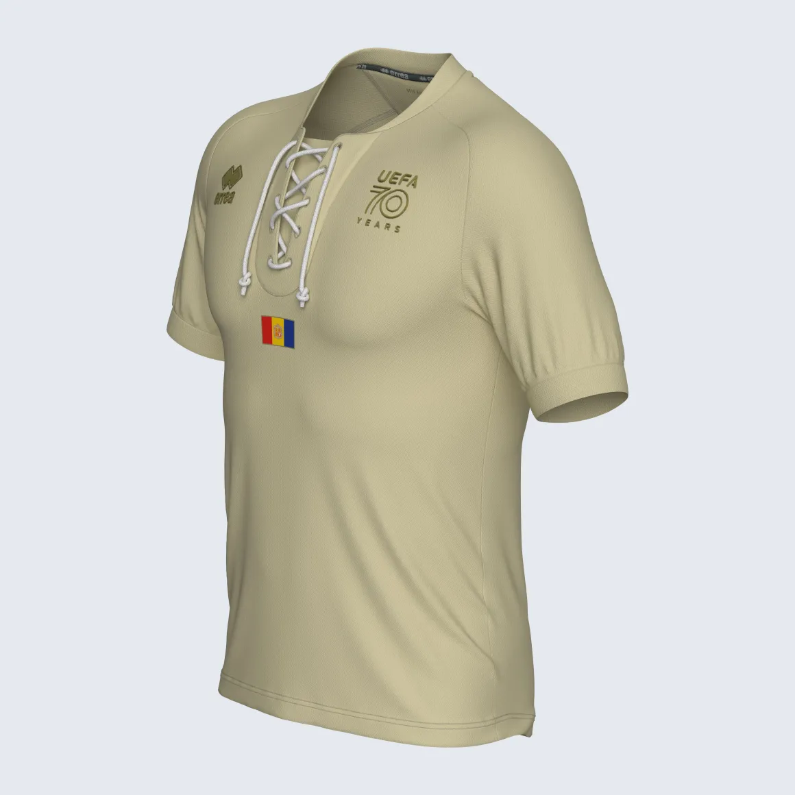 Maillot Andorre 70° UEFA