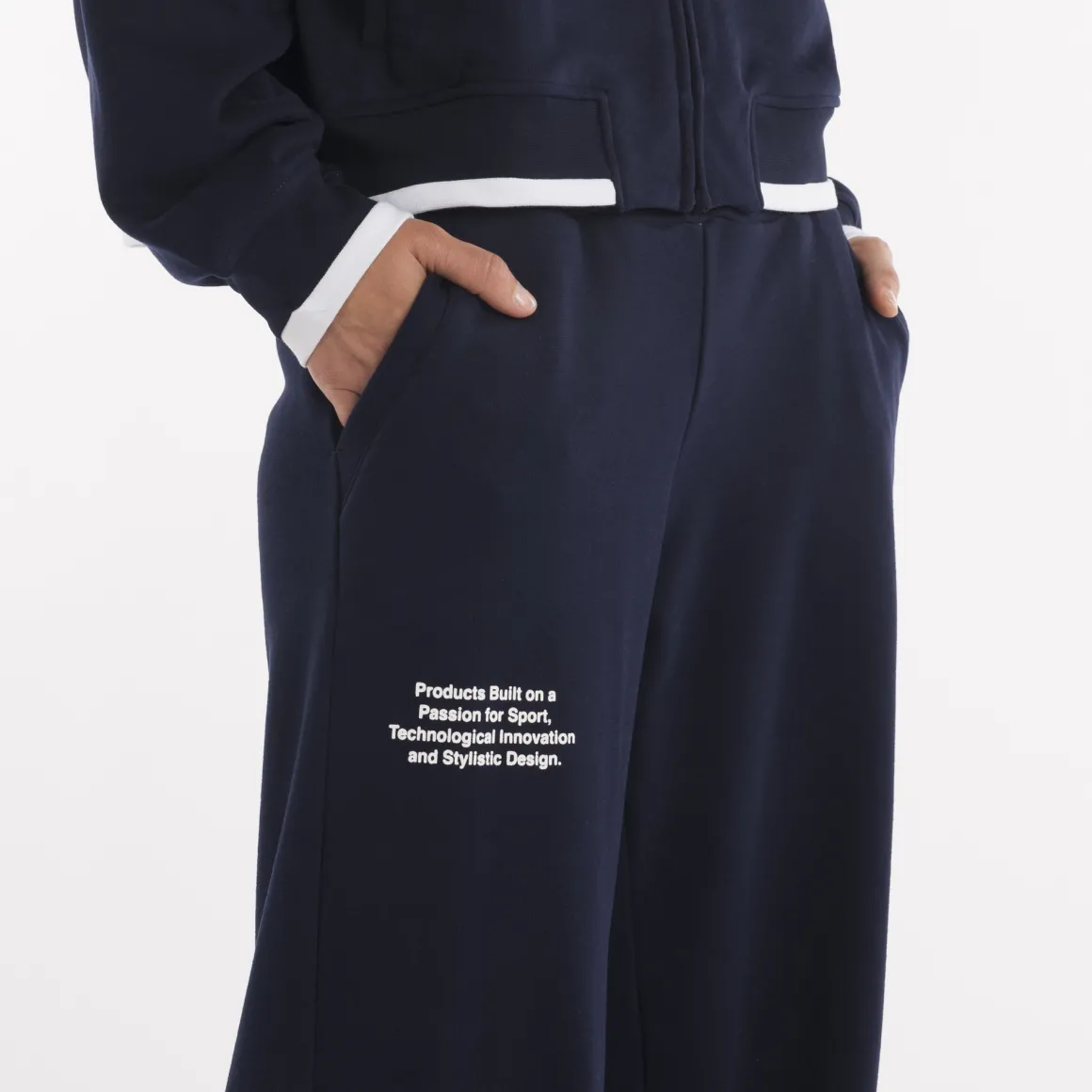 Pantalon palazzo en molleton pour femmes SS25