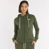 Sweat à capuche zippé pour femmes Essential SS25