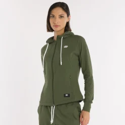 Sweat à capuche zippé pour femmes Essential SS25