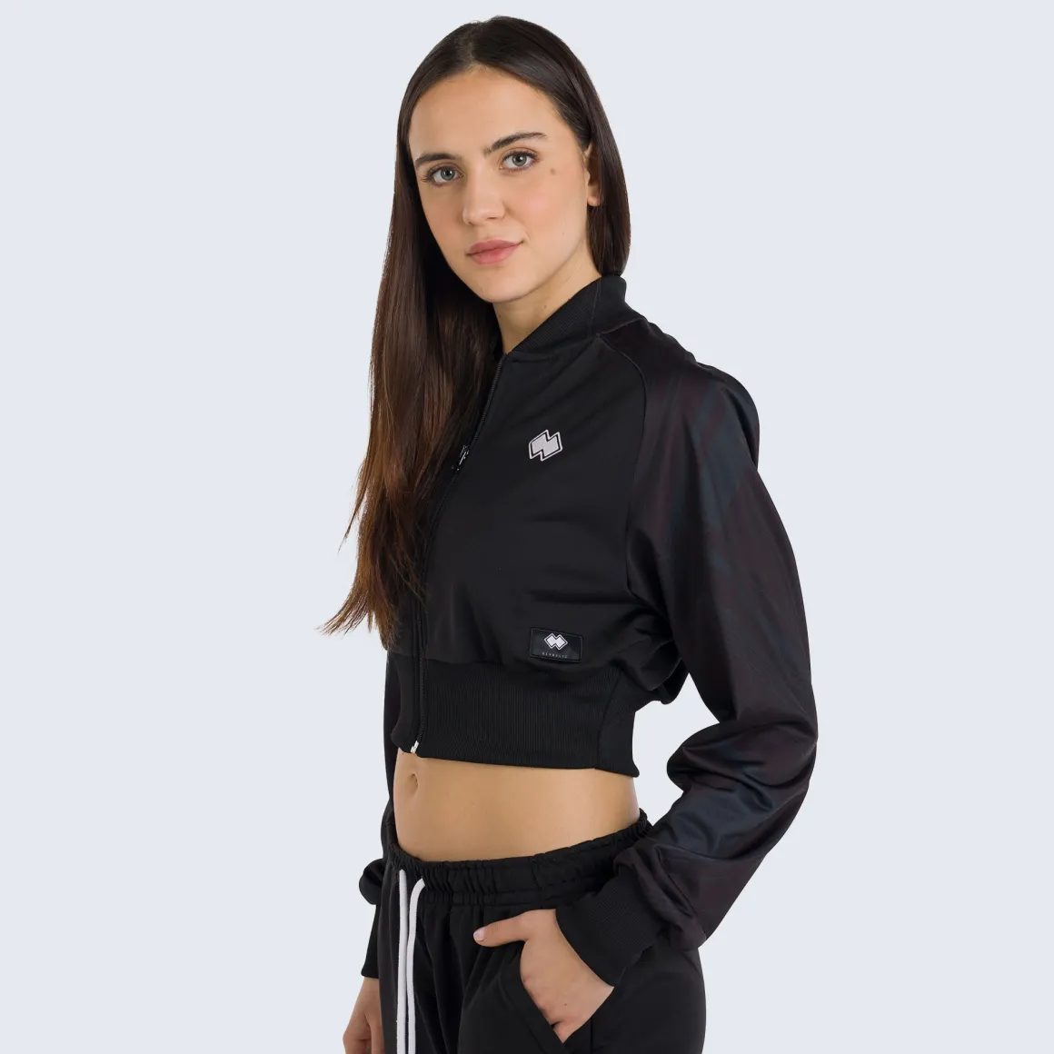 Sweat Crop Graphique Femme