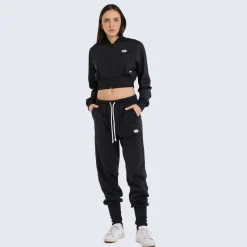 Sweat Crop Graphique Femme