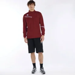 Sweat-shirt col montant avec fermeture éclair Elias