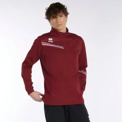 Sweat-shirt col montant avec fermeture éclair Elias